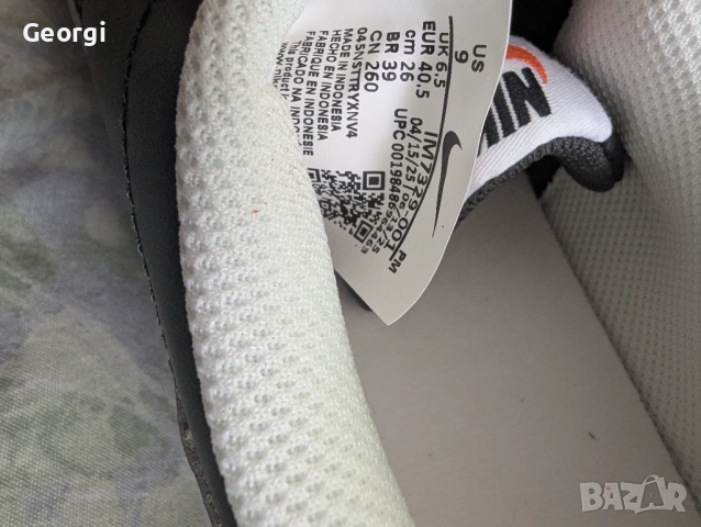 Кожени маратонки Nike Pacific Leather, снимка 6 - Маратонки - 52855788