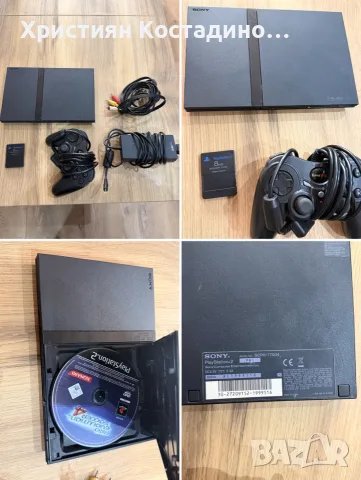 Sony PlayStation 2 Slim SCPH-77004 + Memory Card + игра