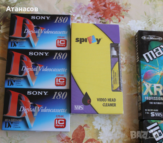 Видео касетки maxell,TDK, Sony - SVHS, Hi8, снимка 4 - Чанти, стативи, аксесоари - 36324307