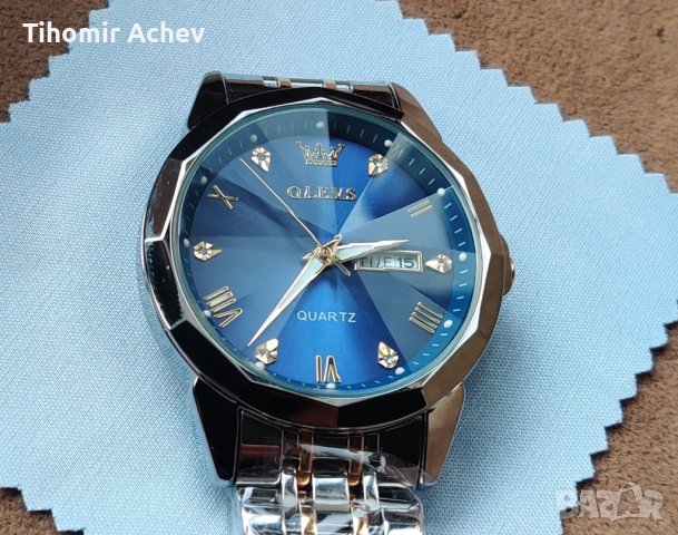 Изящен ръчен мъжки часовник нов  , снимка 5 - Фен артикули - 40812204