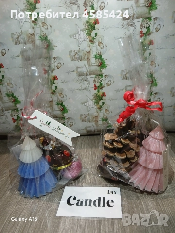 Коледни Свещи, снимка 4 - Коледни подаръци - 52803086