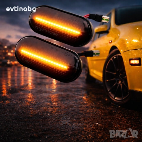 Динамични мигачи за огледала за VW Golf 3 4 Passat Seat Skoda, снимка 4 - Аксесоари и консумативи - 53809180