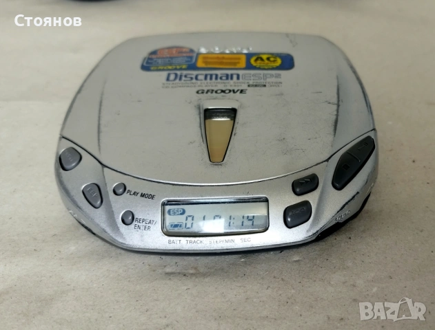 Преносим CD плеар DISCMAN - Sony D-E401 / STEADYSOUND / GROOVE