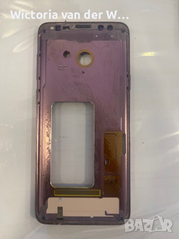 Рамка с бутони и слушалка за Samsung S9 plus / лилава/ , снимка 2 - Резервни части за телефони - 42120057