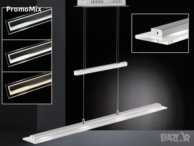 Полилей Fischer and Honsel Tenso TW 211224 CCT 20W 88см Осветително тяло Пендел Led лампа димируем а, снимка 6 - Лед осветление - 48813401