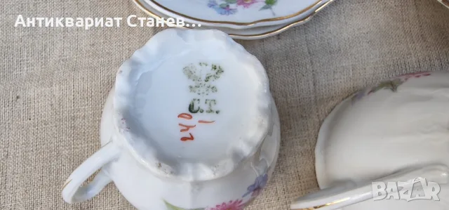 100 годишни двойни сетове Carl Tielsch , снимка 6 - Сервизи - 55838106