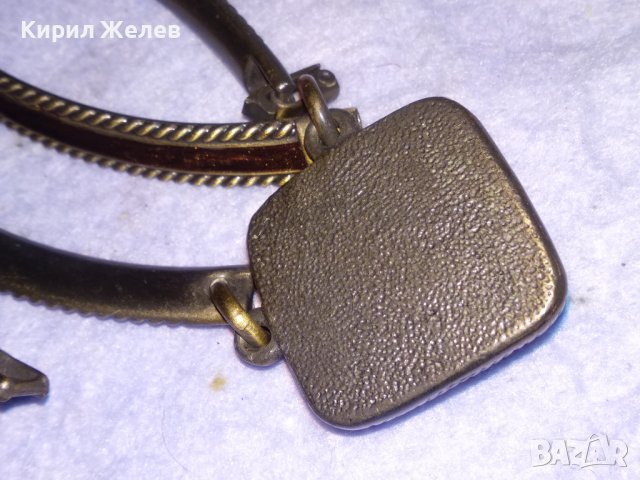 ЕФЕКТНО ШАРМАНТНО БРОНЗОВО ВИНТИДЖ АРТ ДЕКО СТИЛ КЕХЛИБАРЕНО КОЛИЕ 38662, снимка 9 - Колиета, медальони, синджири - 41638690
