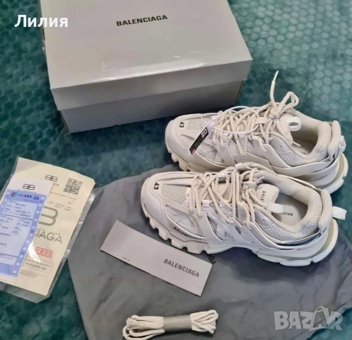 Balenciaga Track White , снимка 5 - Маратонки - 51578790
