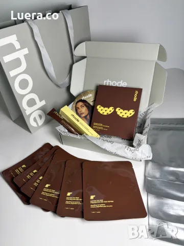 rhode x Justin Bieber / The Biebers
Caramelized Banana Lip Gloss гланц, Eye
Patches пачове, сет, снимка 9 - Козметика за лице - 56139148