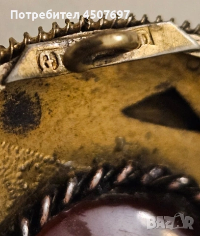 Спебърна брошка от 19 ти век., снимка 4 - Антикварни и старинни предмети - 53047626