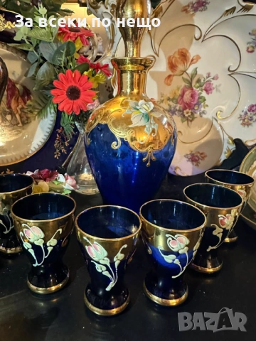 Murano Italy  Circa 1960 - “ Изящният в кобалт” Код P1940, снимка 9 - Декорация за дома - 53731824