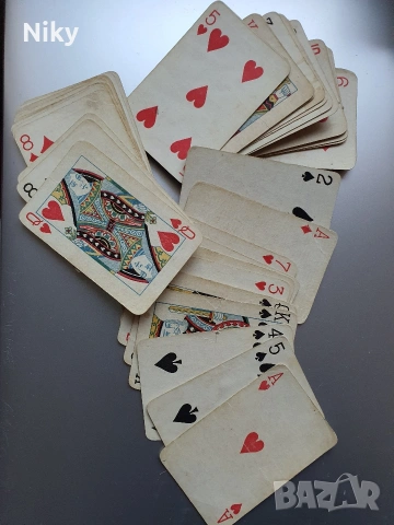 Стари карти за игра , снимка 3 - Колекции - 53635612