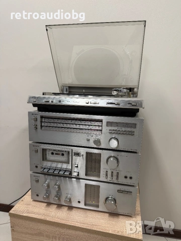 🔈Винтидж аудио сет SONY - усилвател, дек, тунер, грамофон и колони🔈, снимка 3 - Аудиосистеми - 53771580