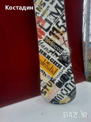 Сноуборд STUF  LE MANS 165см,  с автомати, снимка 9 - Зимни спортове - 53055363