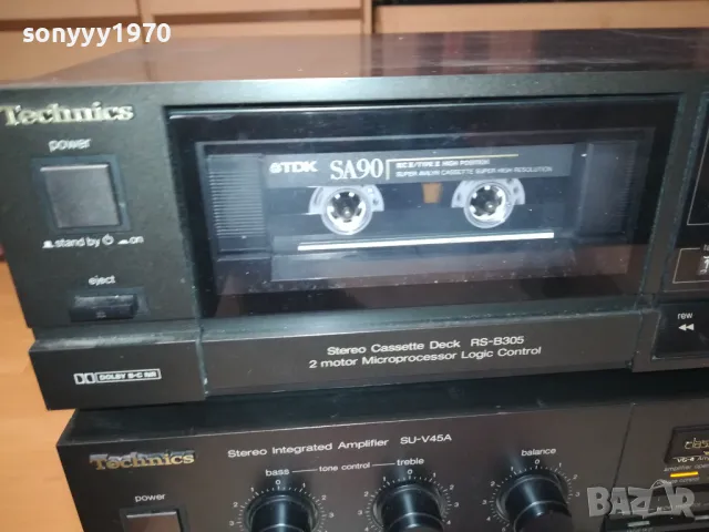TECHNICS AMPLIFIER+TECHNICS DECK-MADE IN JAPAN 2705250742, снимка 3 - Ресийвъри, усилватели, смесителни пултове - 50439201