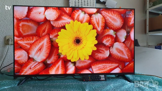 Hisense 40 инча Хайсенс LED Smart WiFi смарт телевизор лед - като нов!, снимка 2 - Телевизори - 51294614