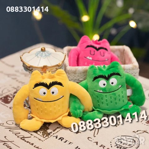 Цветни Чудовища Color Monster Плюшени , снимка 4 - Плюшени играчки - 40494507