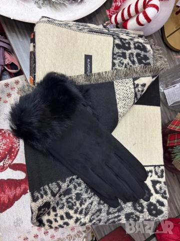 Дамски шалове от Кашмир, снимка 4 - Шалове - 52324452