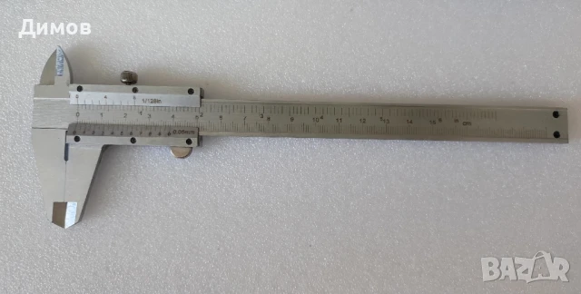 Шублер в инчове и милиметри 