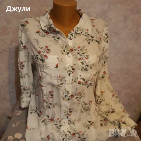 Ефирна Дамска Риза , снимка 5 - Ризи - 52416967