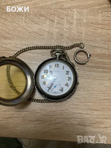 Антикварен швейцарски джобен часовник Langendorf – за ценители, снимка 5 - Джобни - 46226076