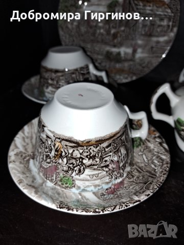 Продавам оригинален английски сервиз за чай , снимка 4 - Сервизи - 42213165
