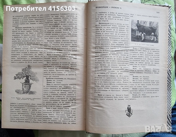 Земеделска енциклопедия. С. Ботев. И. Ковачев. 1937/1939., снимка 4 - Специализирана литература - 53723711