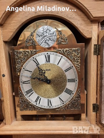 паркетен часовник HERMLE , снимка 3 - Антикварни и старинни предмети - 42627782