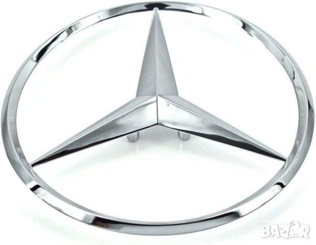 емблема за багажник задна емблема Мерцедес Mercedes-Benz 80мм хром, снимка 3 - Аксесоари и консумативи - 40645445