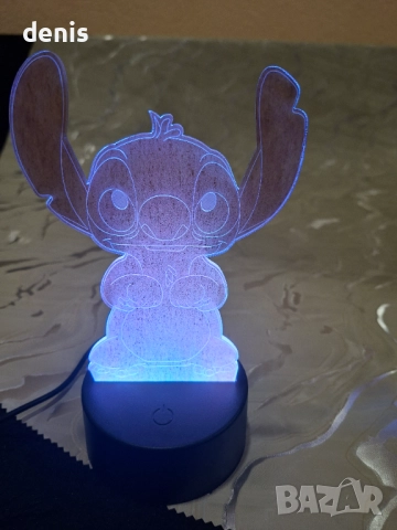 Детска лампа Стич, снимка 4 - Друга електроника - 52888189