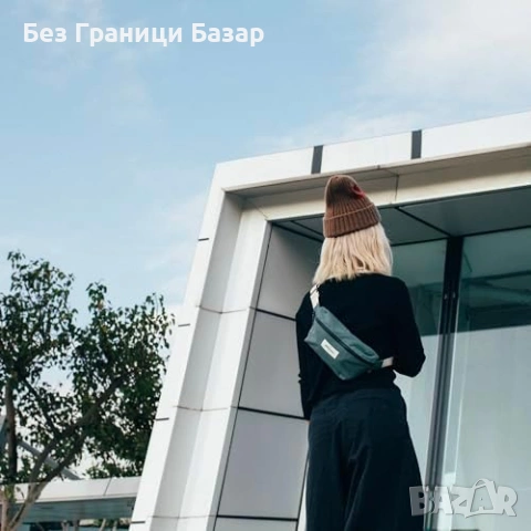 Нова Минималистична чантичка през гърди 1.5L, памучна регулируема лента, снимка 5 - Чанти - 53531210