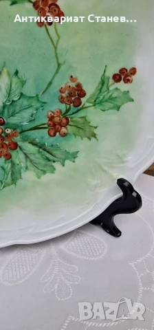 Чиния/поднос Hutschenreuther Ръчно рисуван , снимка 9 - Декорация за дома - 51330927