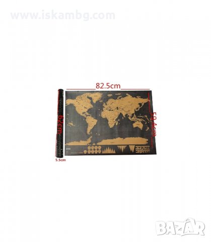 УНИКАЛЕН ПОДАРЪК ЗА ПЪТЕШЕСТВЕНИЦИ, СКРЕЧ КАРТА НА СВЕТА ДЕЛУКС - код ЧЕРЕН ТУБИС 1079, снимка 17 - Други - 34061315