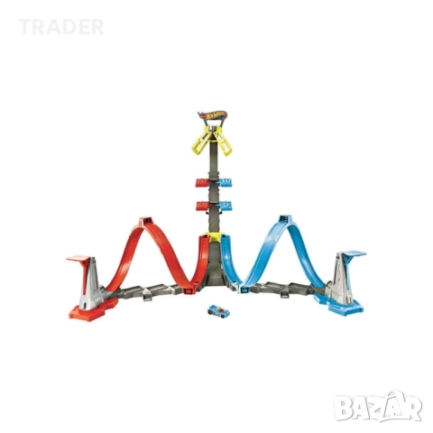 Hot Wheels Looping Action Launch Track Set лупинг писта , снимка 2 - Коли, камиони, мотори, писти - 30936885