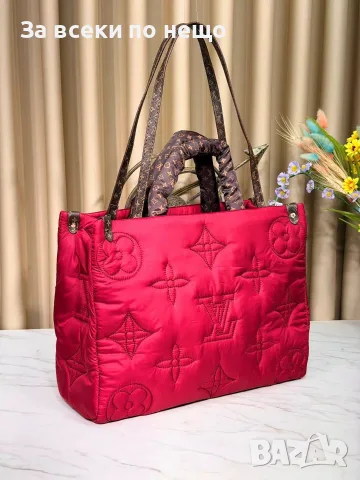 Louis Vuitton Стилна Капитонирана Дамска Чанта Тип Тоут С Монограм , снимка 11 - Чанти - 55931457
