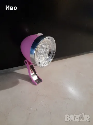 Розов LED фар за велосипед/колело. Промоция 15.99 евро!