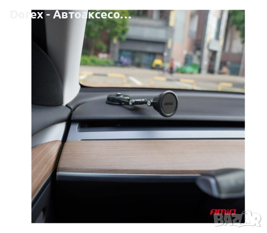 Магнитна автомобилна стойка за телефон за табло въртяща се на 360°, снимка 6 - Аксесоари и консумативи - 53613652