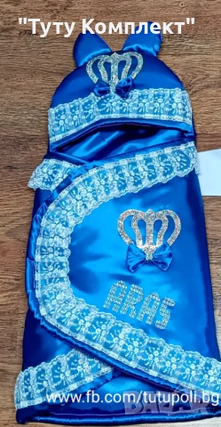 Порт бебе (пелена) със ушички за изписване, снимка 2 - Спално бельо и завивки - 37954379