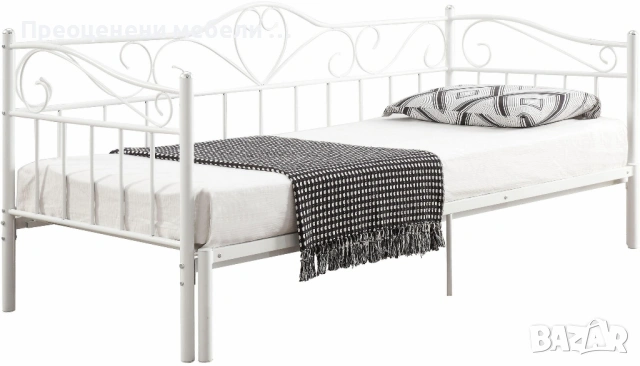 Метално разтегателно легло Sina внос от Германия, снимка 3 - Спални и легла - 53152781