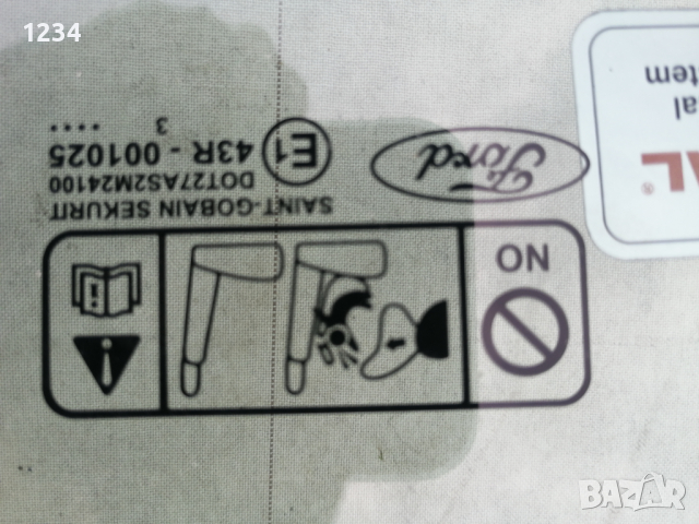 Стъкло за предна лява врата ford c max 2003-2007, снимка 2 - Части - 44621388