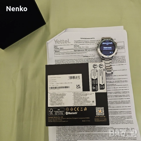 Смарт часовник Huawei watch ultimate green., снимка 8 - Мъжки - 53306687