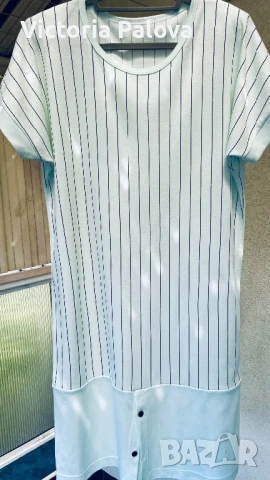  Лятна рокля - тениска, снимка 4 - Рокли - 50574779