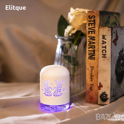 LED мини преносим светещ USB овлажнител за въздух за дома и за автомобила, снимка 3 - Лед осветление - 52896567