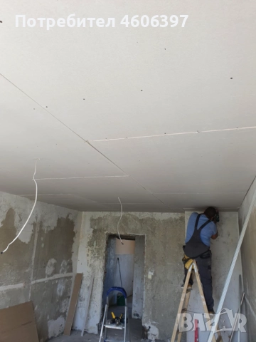 Строителни услуги- монтаж на гипсокартон,шпакловане,боядисване и други., снимка 11 - Майстори - 51879588