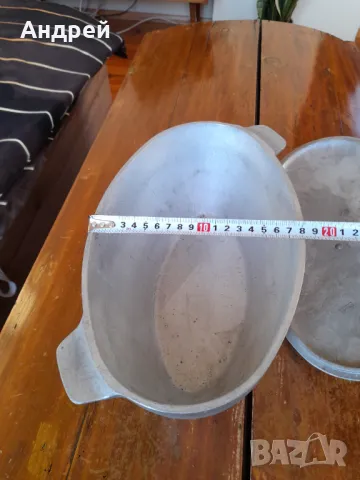 Стара алуминиева тенджера #3, снимка 4 - Други ценни предмети - 48511430