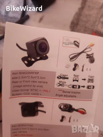 1080P р камера за автомобили, камиони водоустойчивa 170° широкоъгълен 12V-24V НОВА, снимка 5 - Аксесоари и консумативи - 47564622