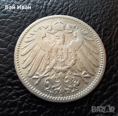 Стара сребърна монета 1892 г. буква D  Германия -уникат,много малък тираж + КУРИОЗ /липсващи букви/, снимка 8 - Нумизматика и бонистика - 33885713