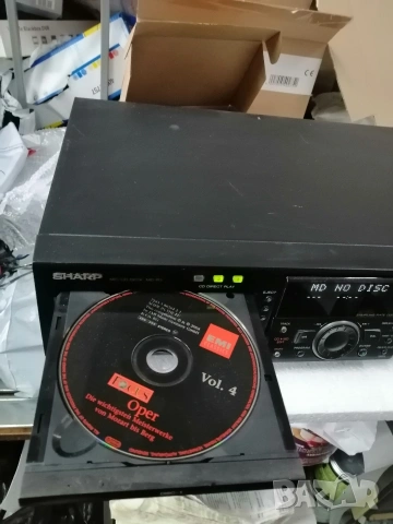 SHARP MD-R3 MiniDisk + 3 CD, снимка 6 - Декове - 53530785