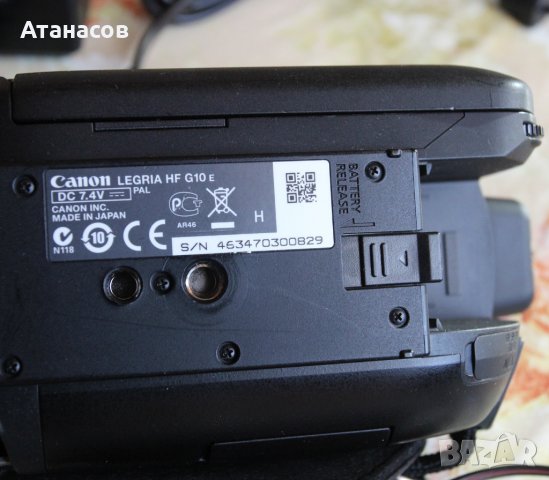 CANON LEGRIA HF G10, снимка 8 - Камери - 40004734