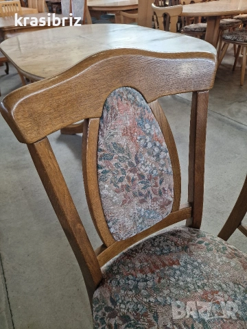 К-т Масивни Столове-5бр -2 с Подлакътници-внос от Германия!, снимка 7 - Столове - 53535104